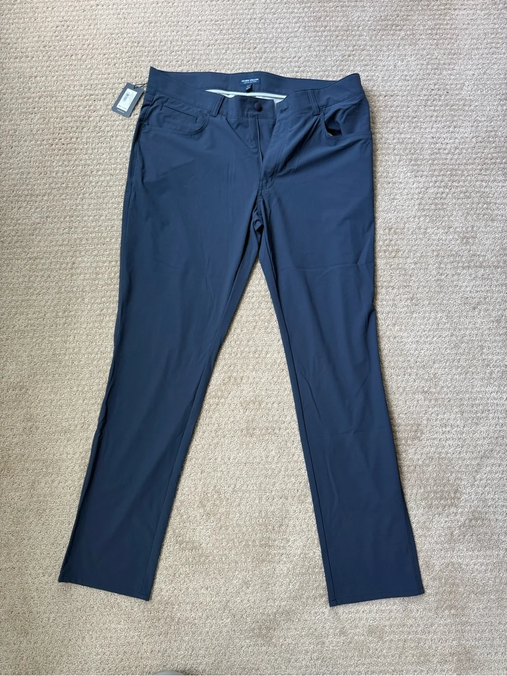 Peter Millar Men's Dark Navy Performance Chinos